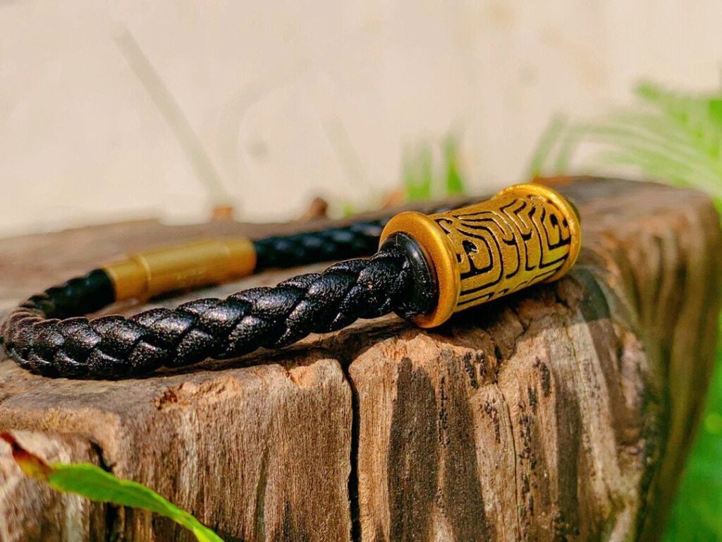 Pulseira de ouro masculina