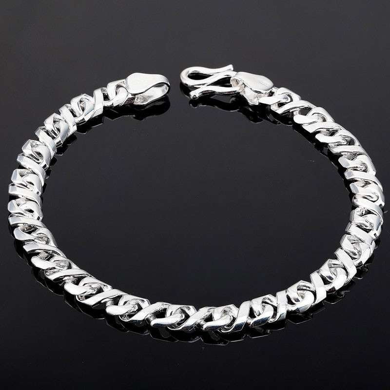 pulseiras de prata masculinas