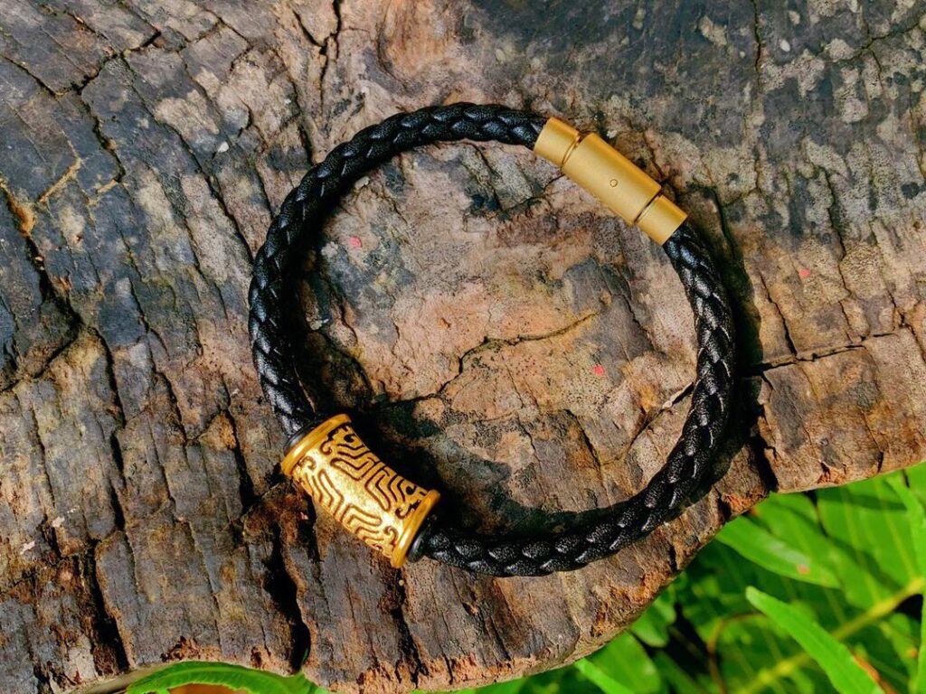 pulseira de ouro masculina