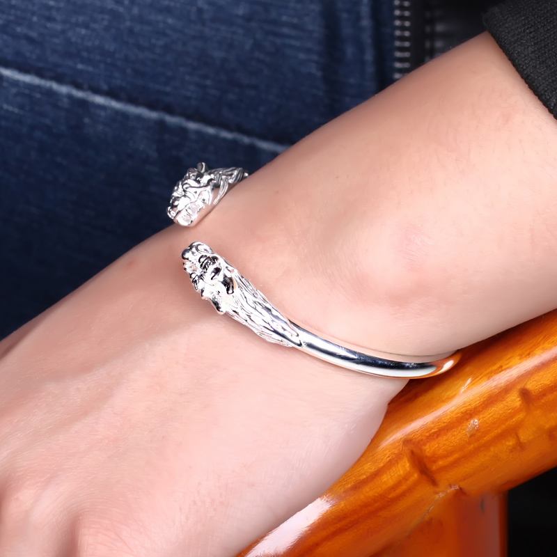 Pulseira de prata masculina