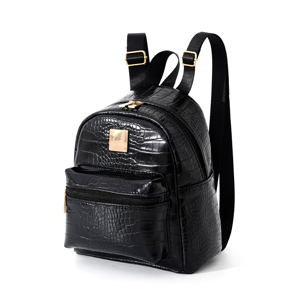 mochila preta feminina