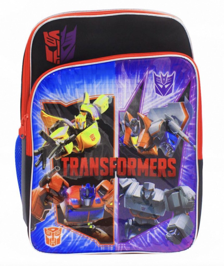 transformer school bags
