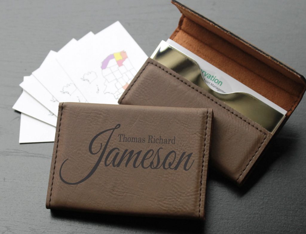 designer business card holder