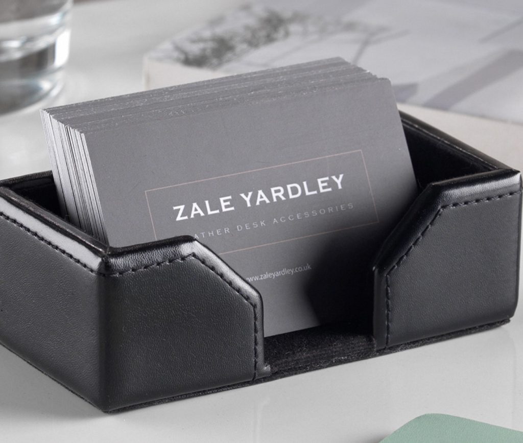 designer business card holder