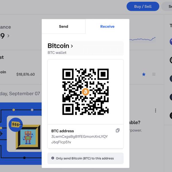 how to find my coinbase wallet address