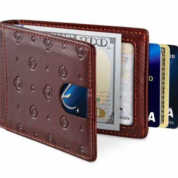 wallet with money clip