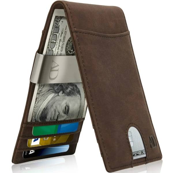 mens money clip wallet