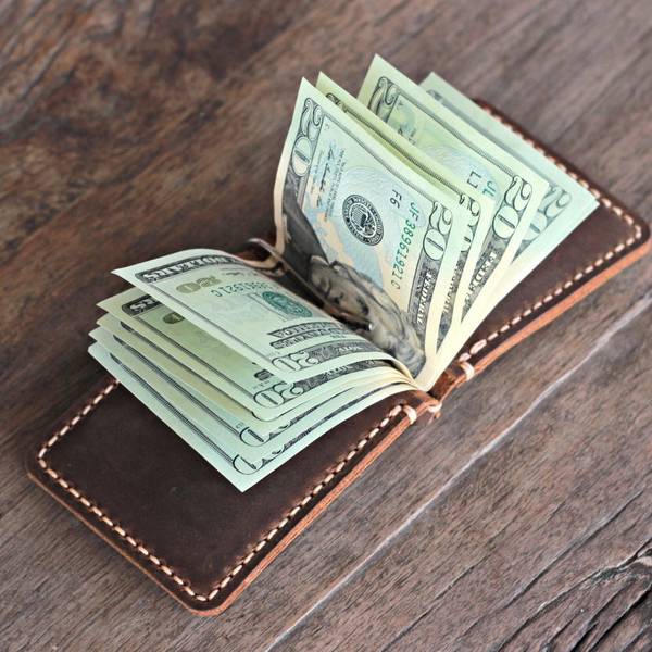 mens money clip wallet