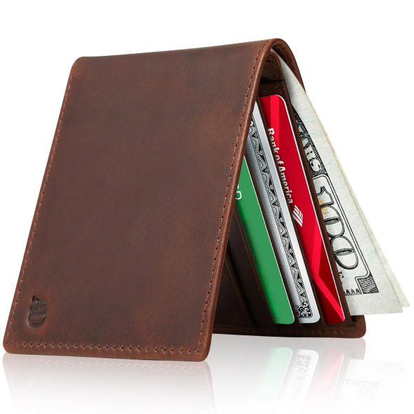 mens leather wallet