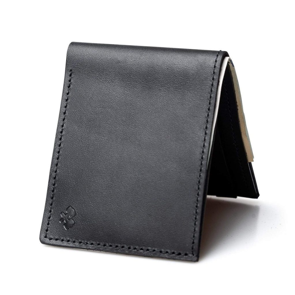 black wallet