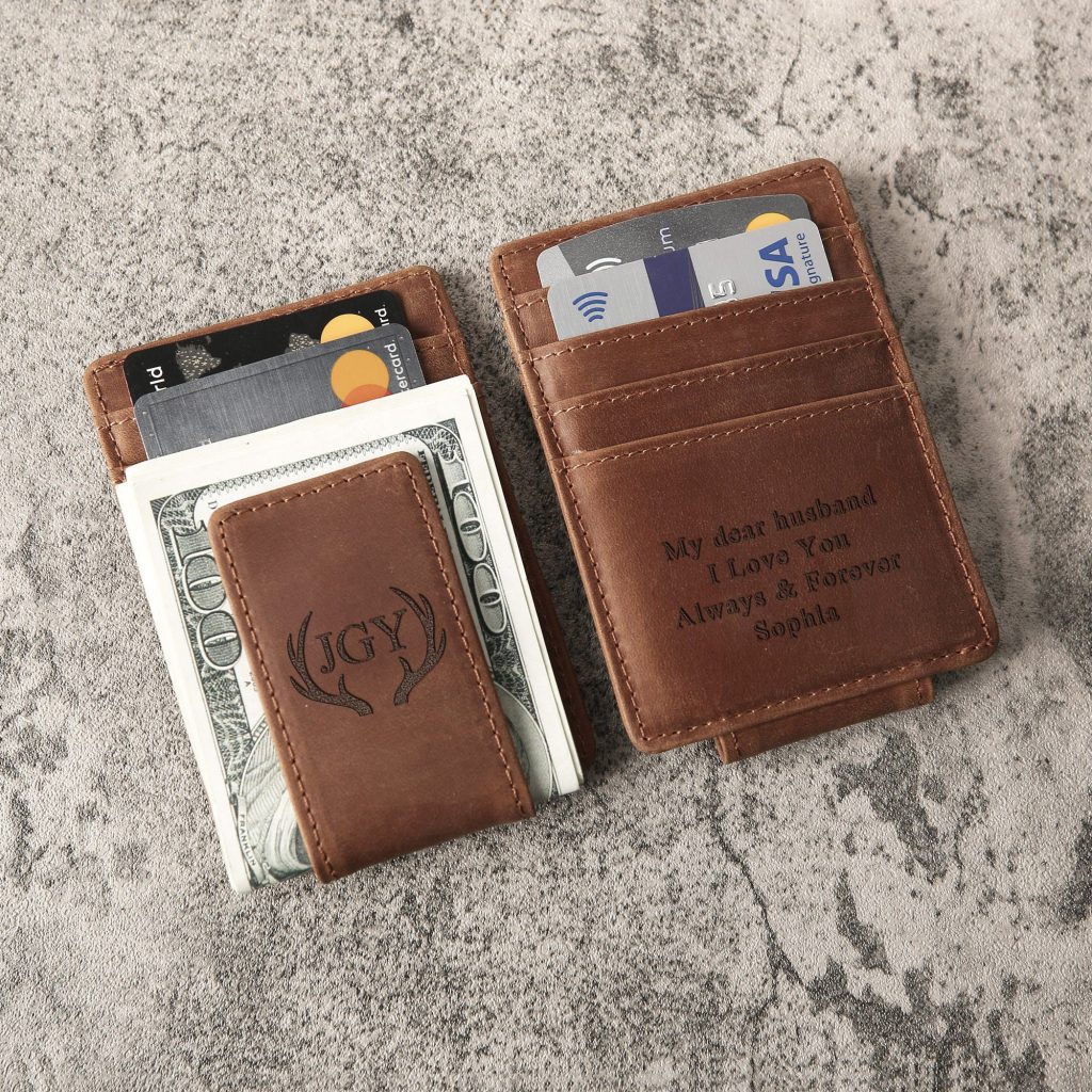 Money clip wallet for men