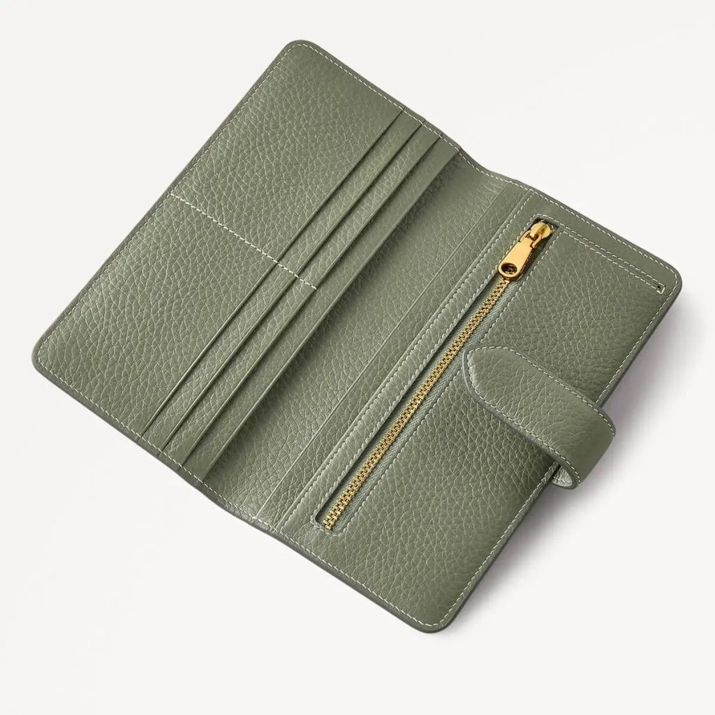 green wallet