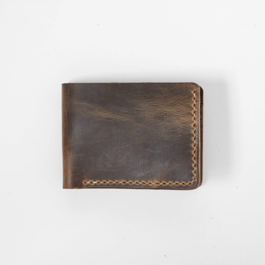 leather bifold wallet