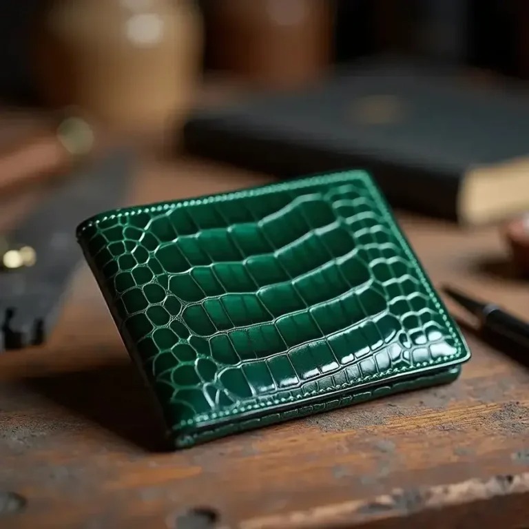 green wallet