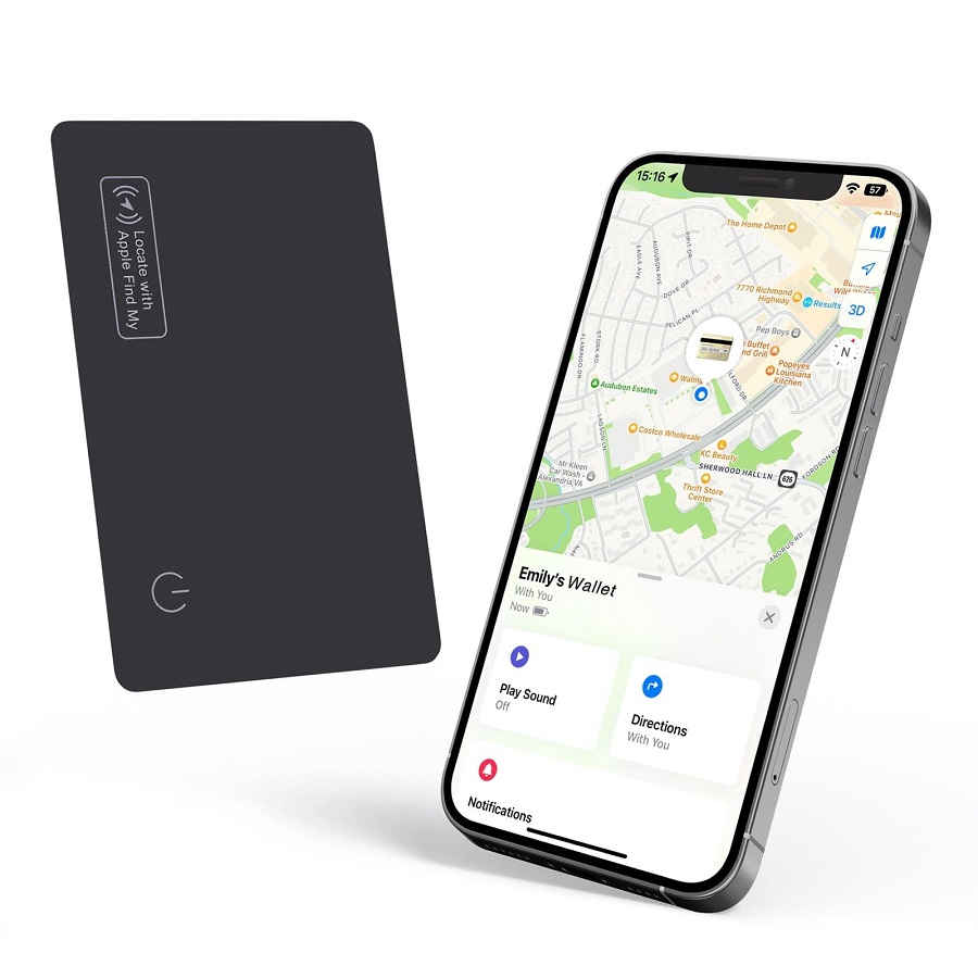 wallet with tracker