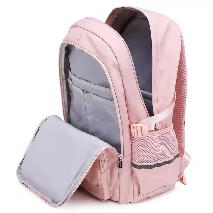 pink backpack