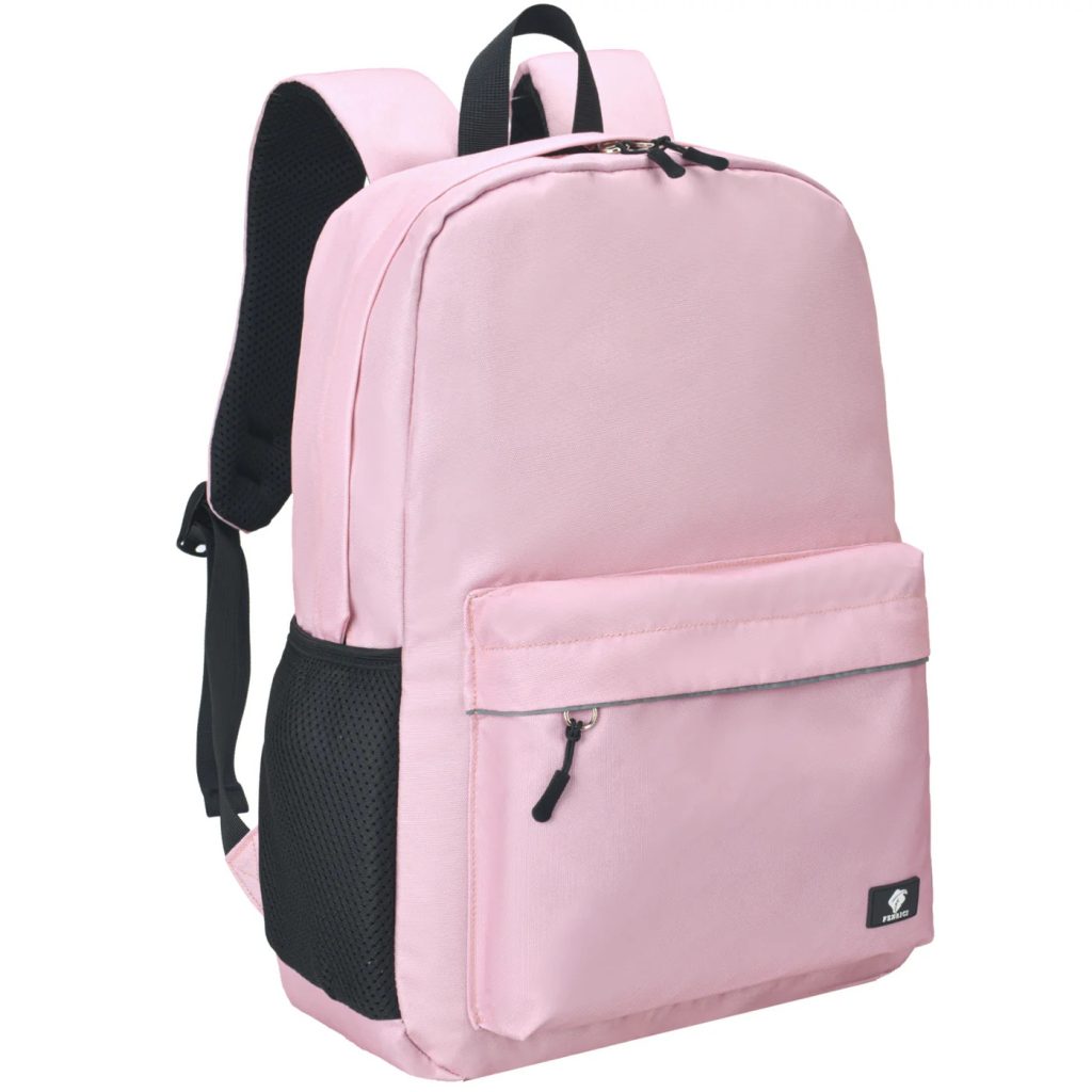 pink backpack